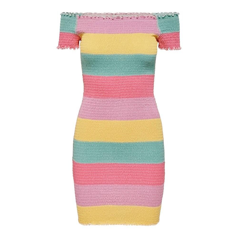 Платье с коротким рукавом Only Elila Off Shoulder Smock, разноцветный
Платье с коротким рукавом Only Elila Off Shoulder Smock, разноцветный