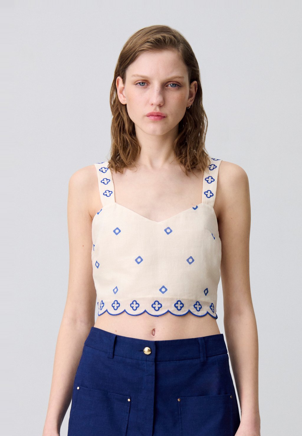 Топ BENTY Claudie Pierlot, светло-голубой
Топ BENTY Claudie Pierlot, светло-голубой