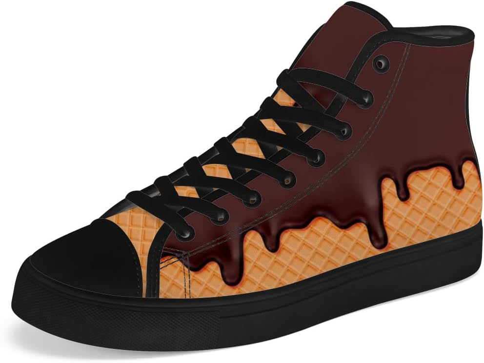 Высокие кеды из холста с мороженым, высокие кроссовки на шнуровке, повседневная обувь, подарок для мужчин и женщин Chebing, желтый
Высокие кеды из холста с мороженым, высокие кроссовки на шнуровке, повседневная обувь, подарок для мужчин и женщин Chebing, желтый