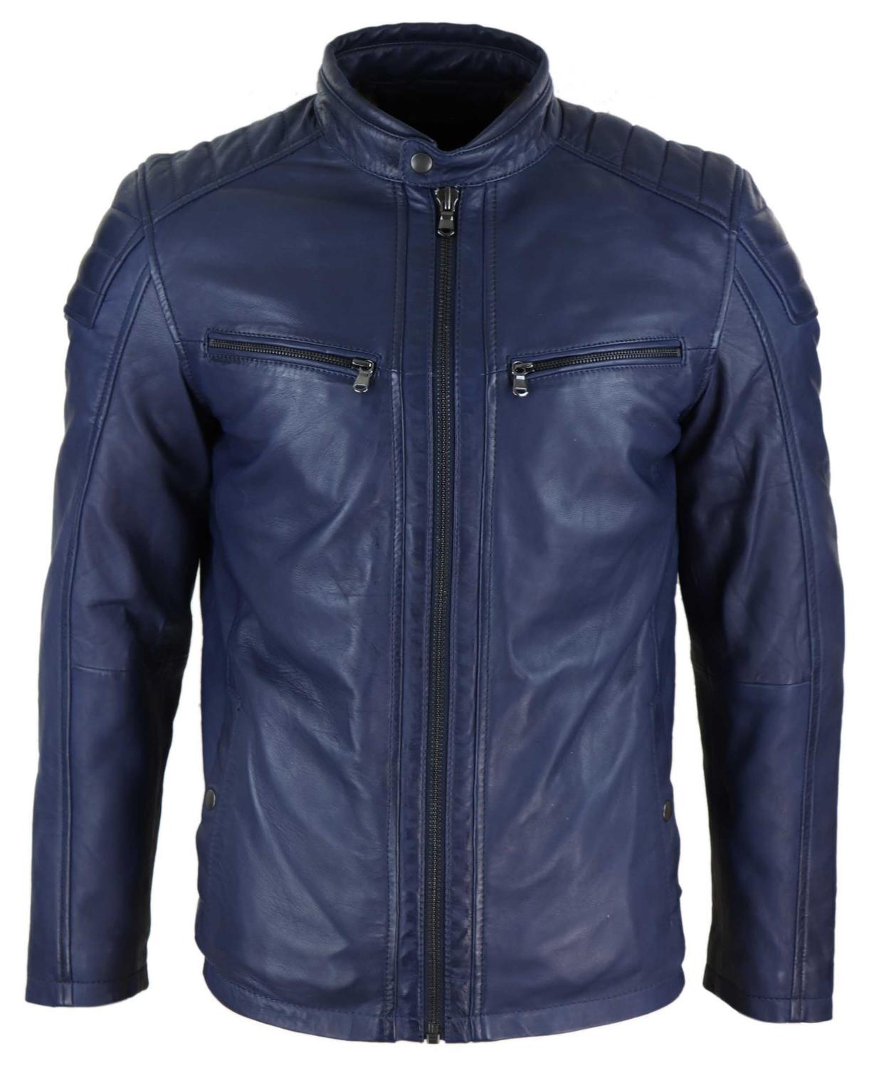 Байкерская куртка на молнии TruClothing, темно-синий
Байкерская куртка на молнии TruClothing, темно-синий