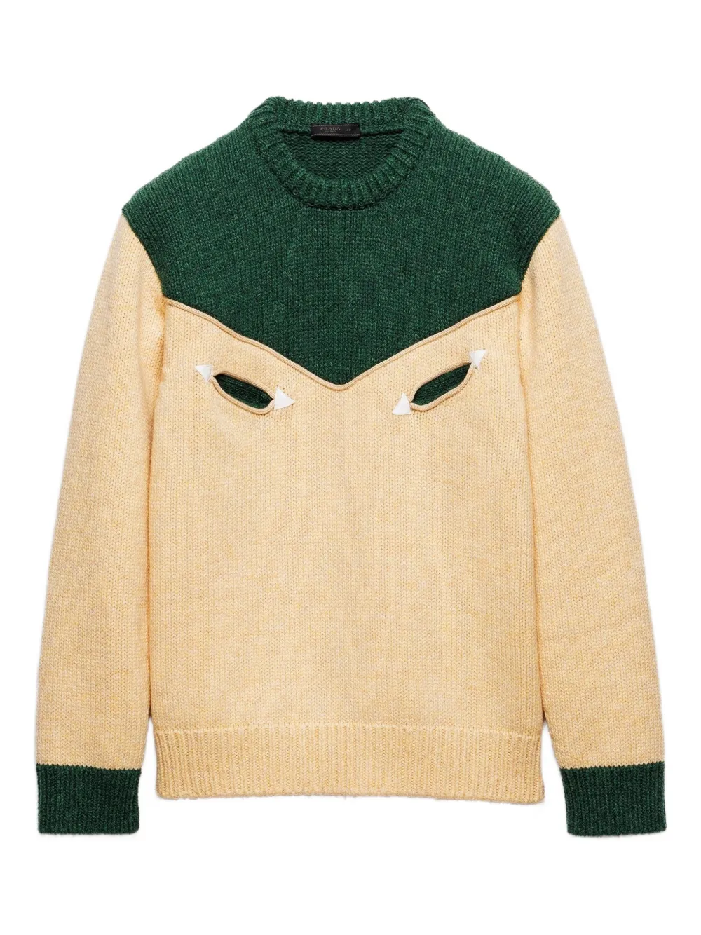 Шерстяной свитер Prada, желтый
Шерстяной свитер Prada, желтый