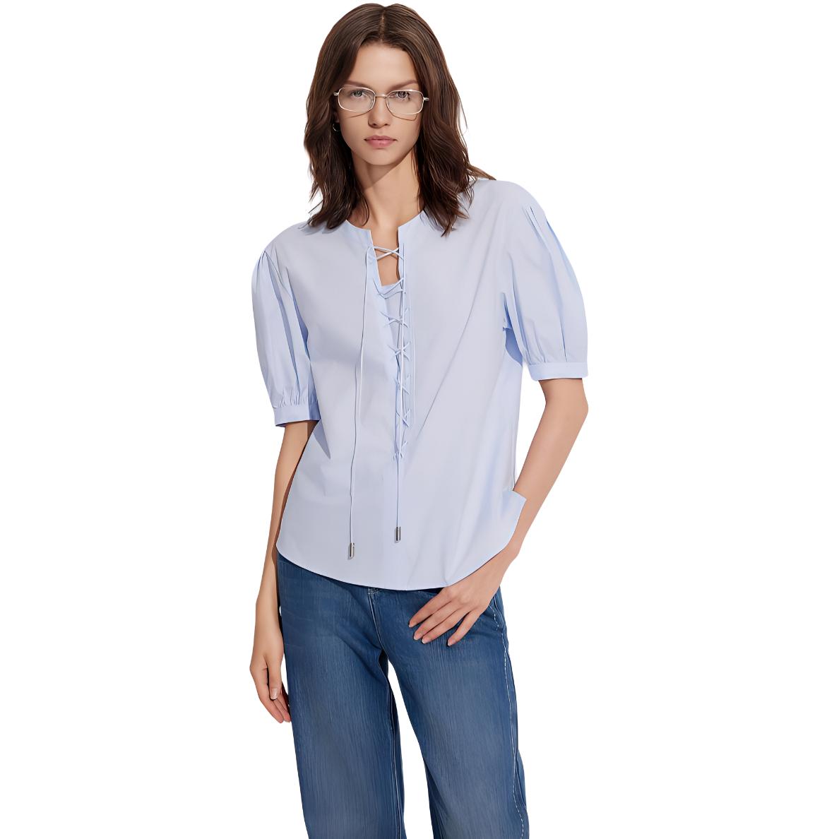 Футболка женская V-образный вырез ELLE, синий
Футболка женская V-образный вырез ELLE, синий