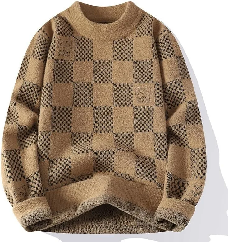 Осенне-зимний полувысокий воротник свитер мужской толстый пуловер
Осенне-зимний полувысокий воротник свитер мужской толстый пуловер