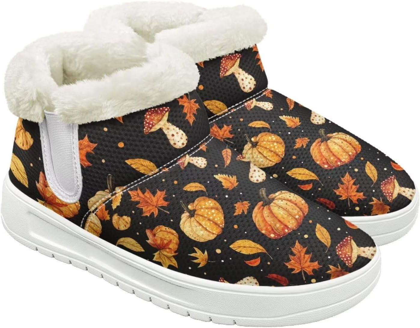 Женские пушистые зимние ботинки для снега для женщин и мужчин, удобные ботильоны на липучке, теплые мягкие ботинки с тянущейся манжетой Cugasmaru, Mushroom Pumpkin
Женские пушистые зимние ботинки для снега для женщин и мужчин, удобные ботильоны на липучке, теплые мягкие ботинки с тянущейся манжетой Cugasmaru, Mushroom Pumpkin