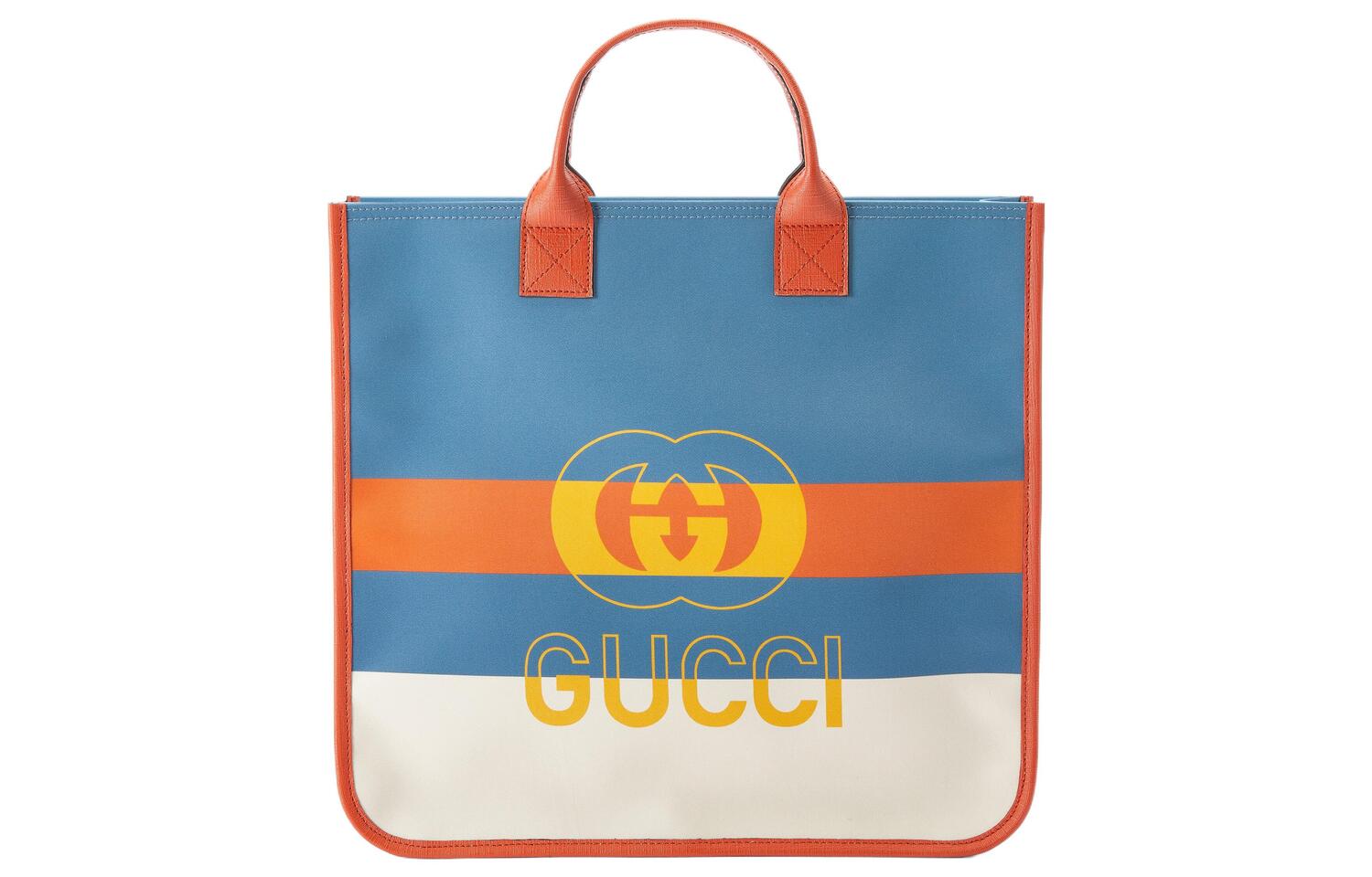 Сумка-шоппер из холста, детская, обычная, бело-сине-оранжевая GUCCI
Сумка-шоппер из холста, детская, обычная, бело-сине-оранжевая GUCCI