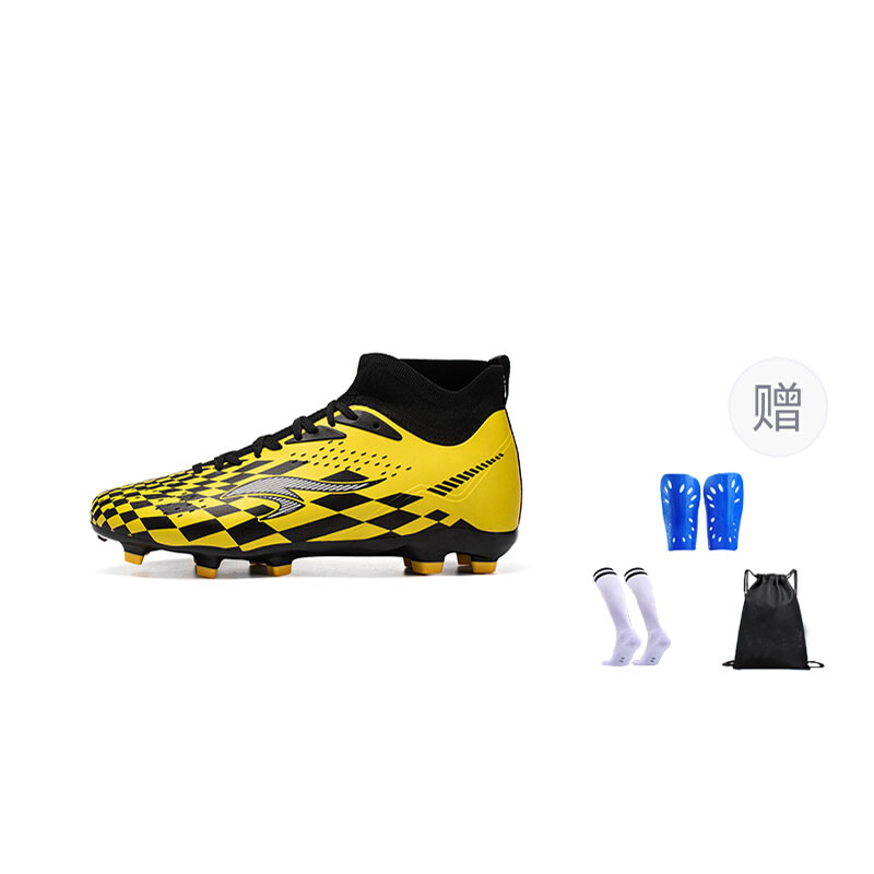 Футбольные бутсы унисекс с высоким верхом Sunais, цвет 8060 Black/Yellow - Studded
Футбольные бутсы унисекс с высоким верхом Sunais, цвет 8060 Black/Yellow - Studded