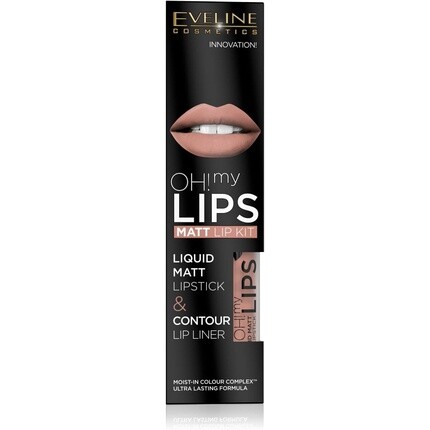Матовая жидкая губная помада Oh My Lips 5 мл 315209 01, Eveline Cosmetics
Матовая жидкая губная помада Oh My Lips 5 мл 315209 01, Eveline Cosmetics
