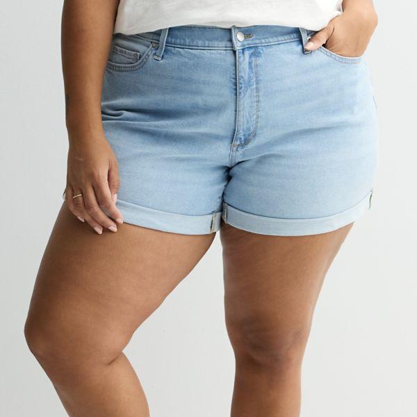 Шорты больших размеров со средней посадкой и отворотами на манжетах Sonoma Goods For Life, цвет light wash
Шорты больших размеров со средней посадкой и отворотами на манжетах Sonoma Goods For Life, цвет light wash