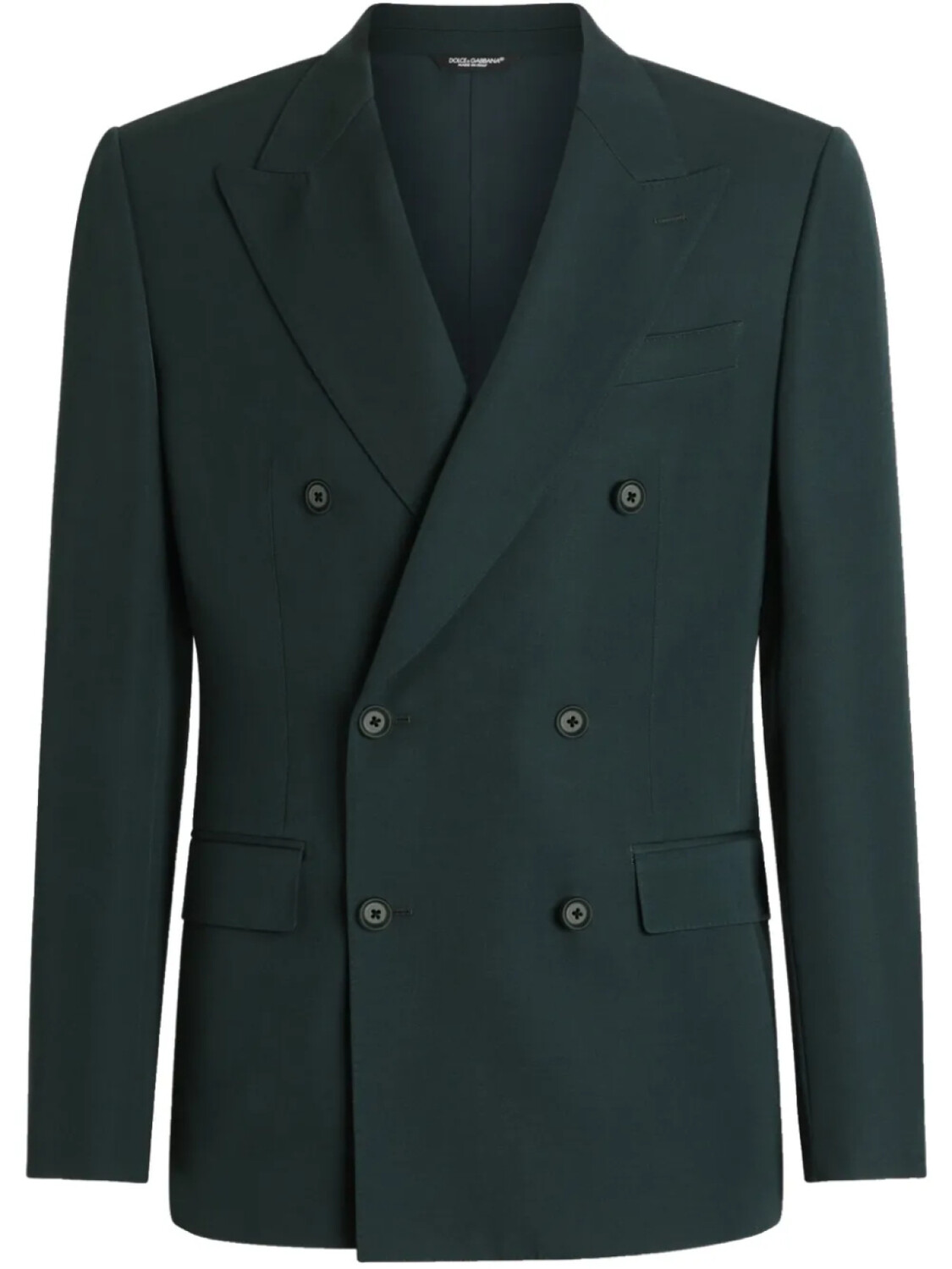 Двубортный пиджак Dolce & Gabbana, зеленый 
Двубортный пиджак Dolce & Gabbana, зеленый