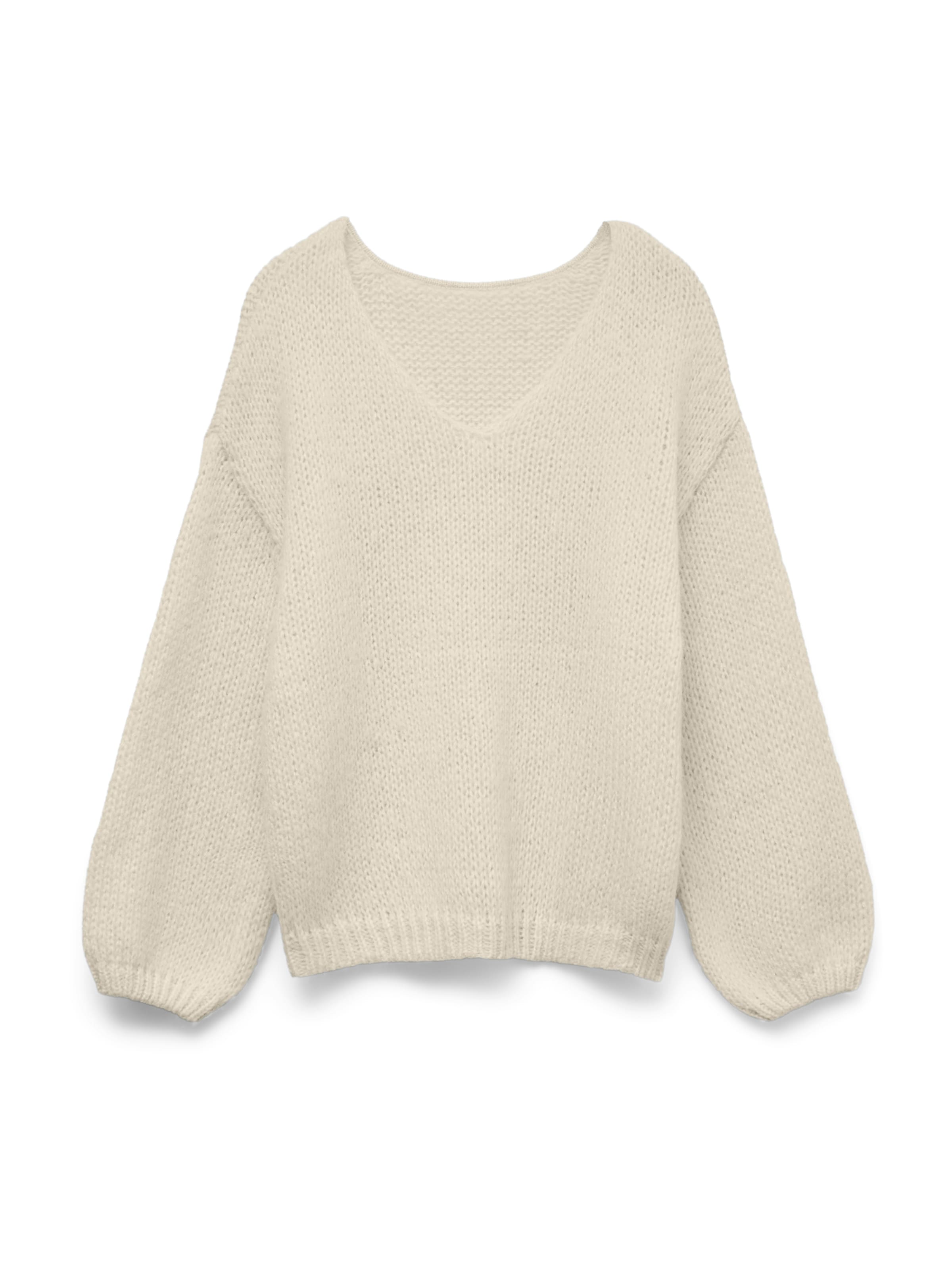 VERO MODA Свитер оверсайз 'VMMaybe' в цвете экрю
VERO MODA Свитер оверсайз 'VMMaybe' в цвете экрю