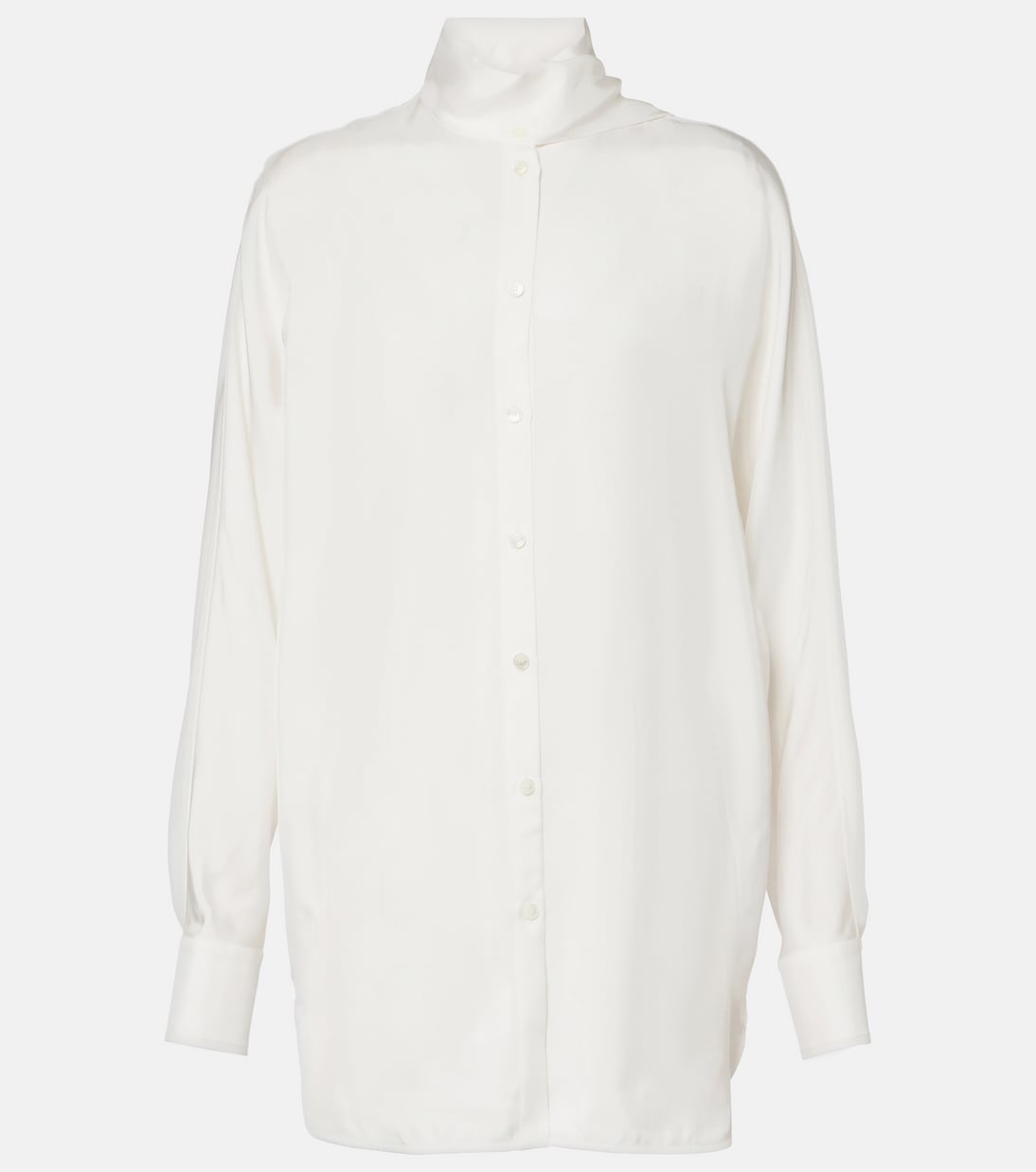 Блузка с завязкой на шее Ferragamo, Mascarpone
Блузка с завязкой на шее Ferragamo, Mascarpone