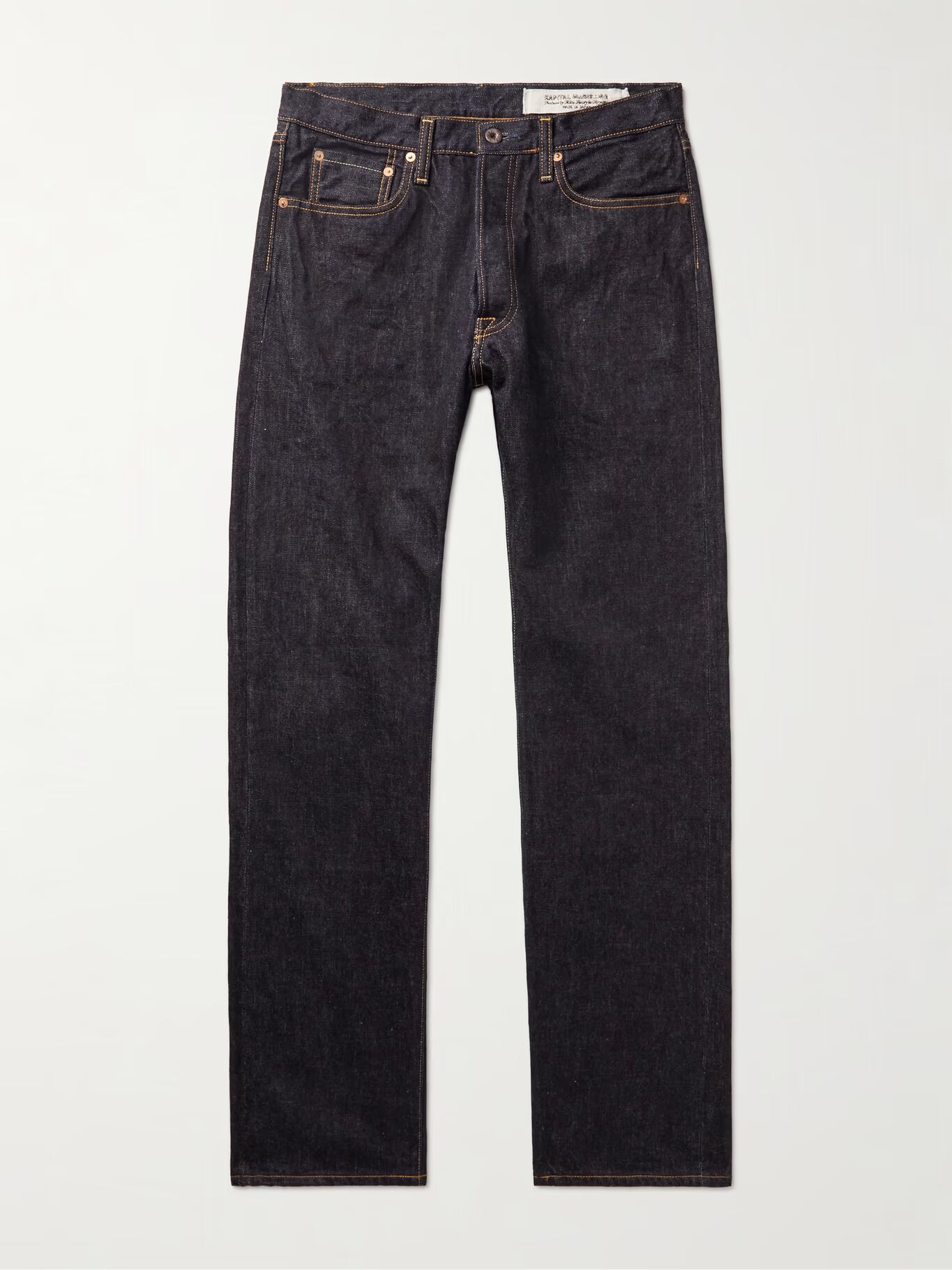 Джинсы прямого кроя KAPITAL, синий
Джинсы прямого кроя KAPITAL, синий