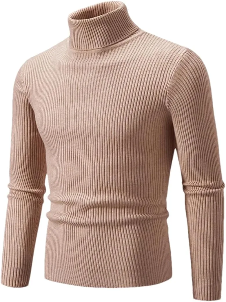 Толстовка-водолазка для мужчин, теплая вязаная, Slim Fit
Толстовка-водолазка для мужчин, теплая вязаная, Slim Fit