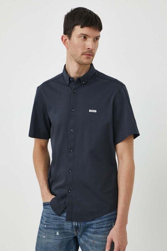 Хлопчатобумажную рубашку Boss Green, синий
Хлопчатобумажную рубашку Boss Green, синий