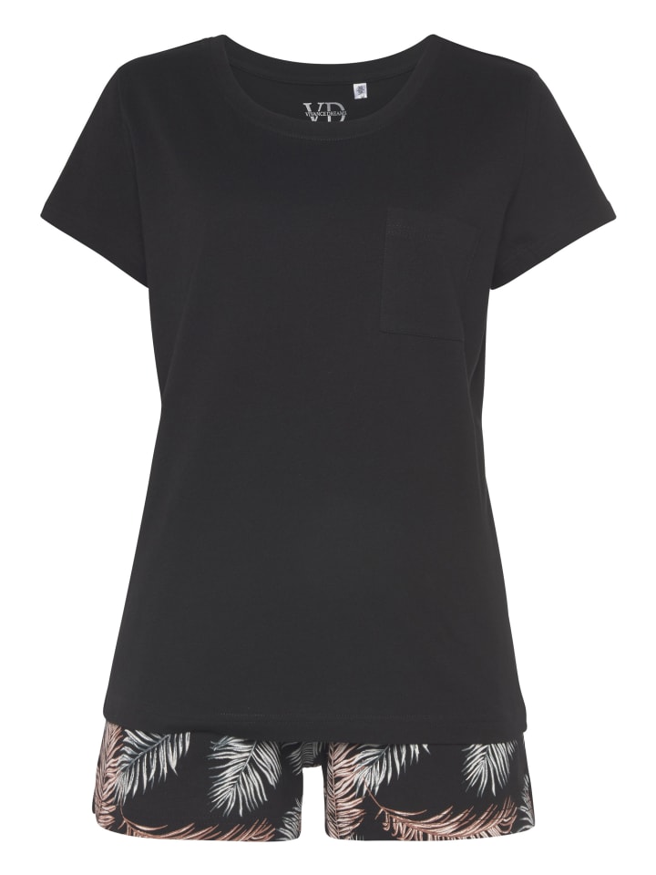 VIVANCE DREAMS Коротенькие шорты с черным узором
VIVANCE DREAMS Коротенькие шорты с черным узором