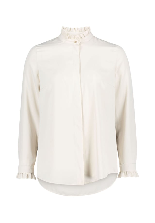 Блузка с оборками и пуговицами Cartoon, белый 
Блузка с оборками и пуговицами Cartoon, белый