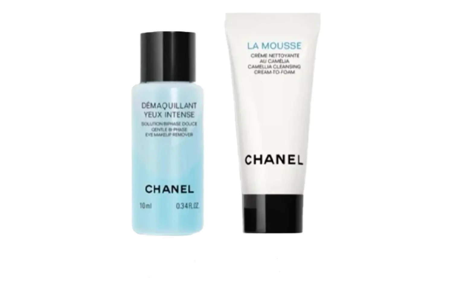 CHANEL Набор пробников уходовой косметики Soothing Camellia очищающее молочко 5мл+средство для снятия макияжа с глаз и губ 10мл
CHANEL Набор пробников уходовой косметики Soothing Camellia очищающее молочко 5мл+средство для снятия макияжа с глаз и губ 10мл