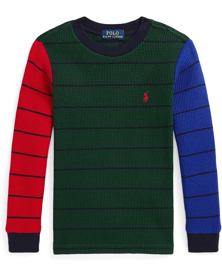 Свитер Polo Ralph Lauren Kids Waffle-Knit Cotton Long Sleeve Tee, цвет College Green Multi
Свитер Polo Ralph Lauren Kids Waffle-Knit Cotton Long Sleeve Tee, цвет College Green Multi