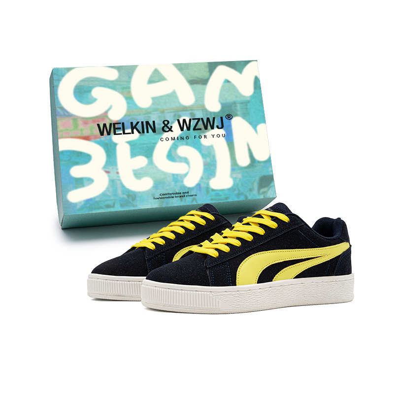 Скользостойкие износостойкие низкие скейтерские кеды унисекс WELKIN&WZWJ, желтый/черный
Скользостойкие износостойкие низкие скейтерские кеды унисекс WELKIN&WZWJ, желтый/черный