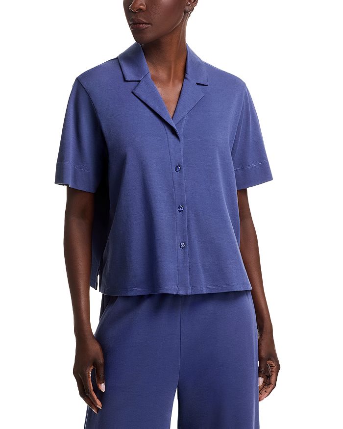 Рубашка с вырезом Eileen Fisher, синий
Рубашка с вырезом Eileen Fisher, синий