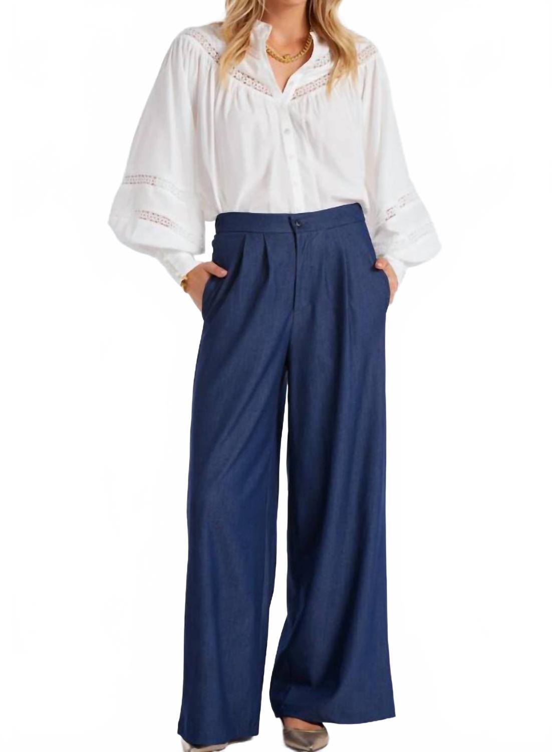 Bishop + young Брюки Marbella Wide Leg, цвет индиго
Bishop + young Брюки Marbella Wide Leg, цвет индиго