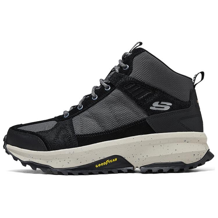 МУЖСКИЕ Кроссовки для походов на открытом воздухе мужские, среднего размера, черные/серые Skechers 
МУЖСКИЕ Кроссовки для походов на открытом воздухе мужские, среднего размера, черные/серые Skechers