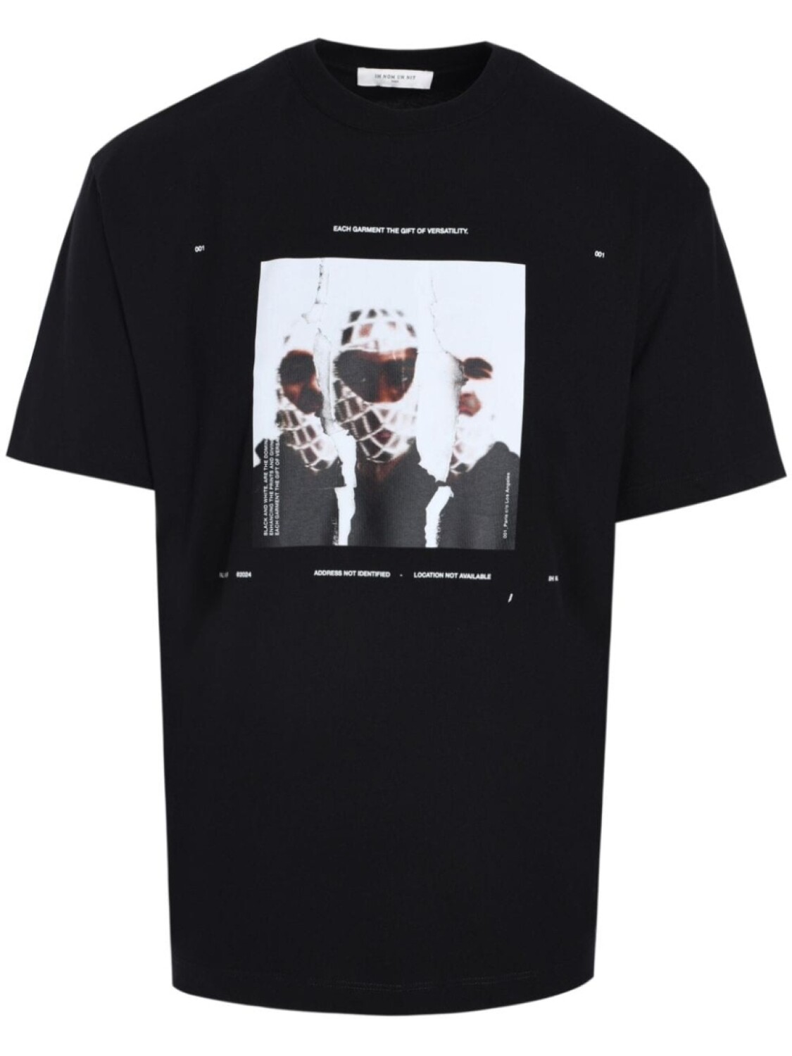 Ih Nom Uh Nit футболка из хлопка с графическим принтом, черный
Ih Nom Uh Nit футболка из хлопка с графическим принтом, черный