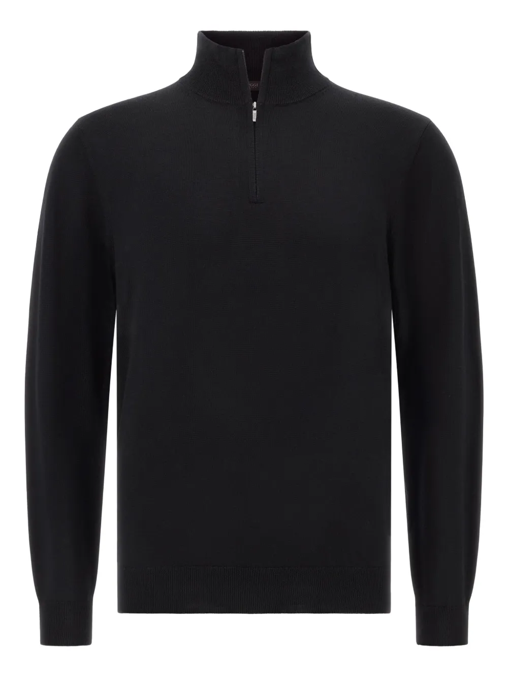 Шерстяной свитер с воротником на молнии Boggi Milano, черный
Шерстяной свитер с воротником на молнии Boggi Milano, черный
