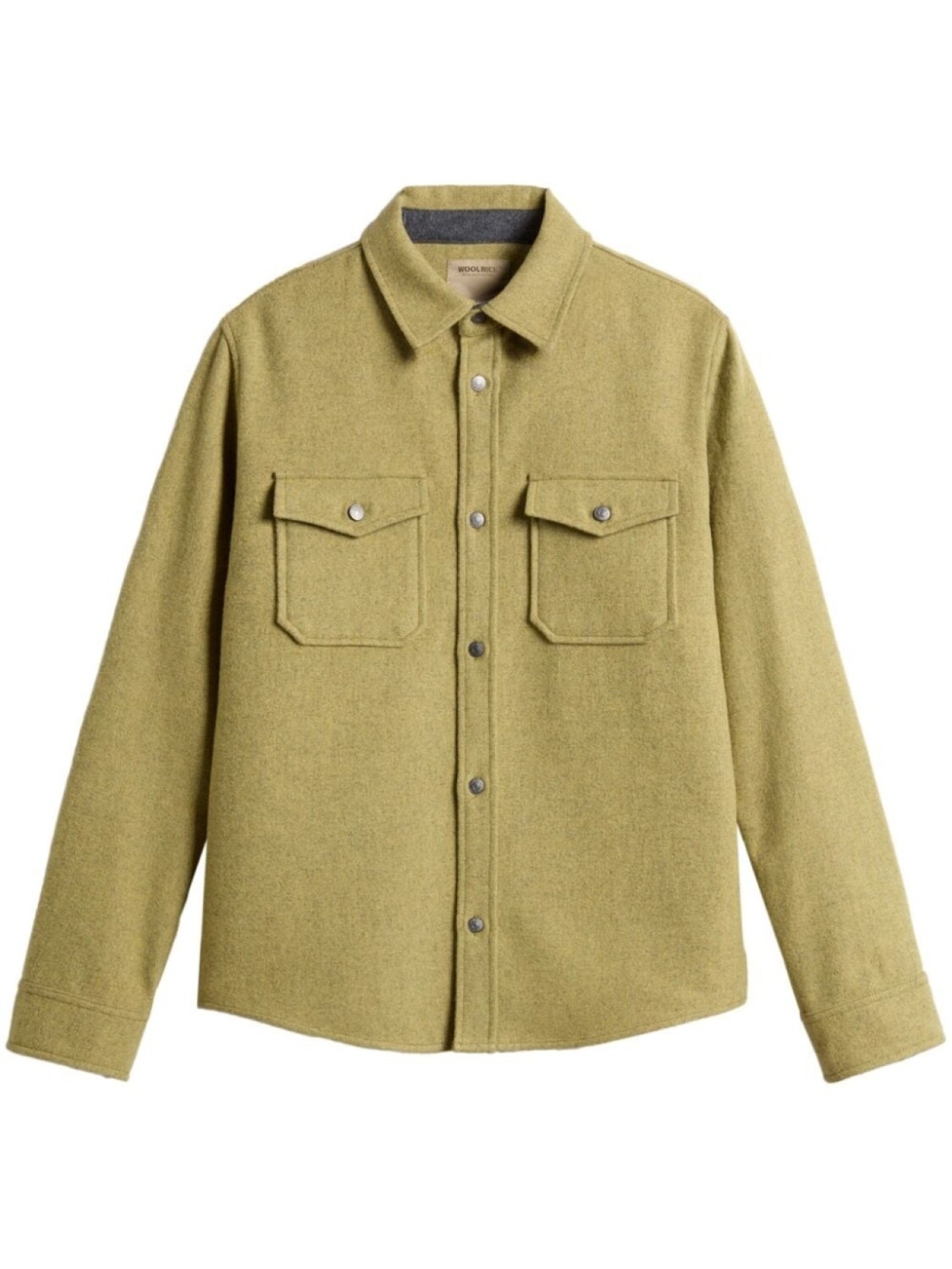 Woolrich аляскинский мельтон поверх рубашки, зеленый 
Woolrich аляскинский мельтон поверх рубашки, зеленый