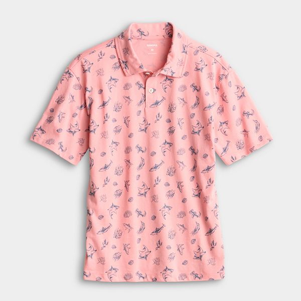 Мальчиковый футболка-поло relaxed fashion, размеры 8-20 regular и husky Sonoma Goods For Life, Shark Toss Pink
Мальчиковый футболка-поло relaxed fashion, размеры 8-20 regular и husky Sonoma Goods For Life, Shark Toss Pink