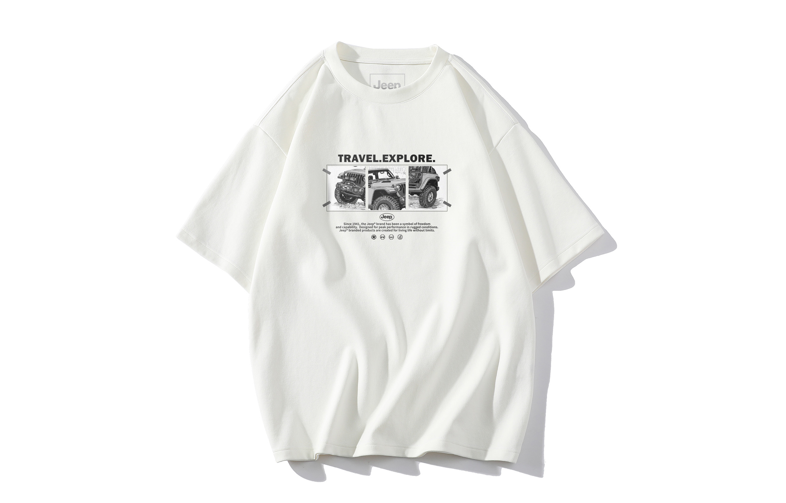 Футболка с удлинённым плечом Unisex Jeep, лимон
Футболка с удлинённым плечом Unisex Jeep, лимон