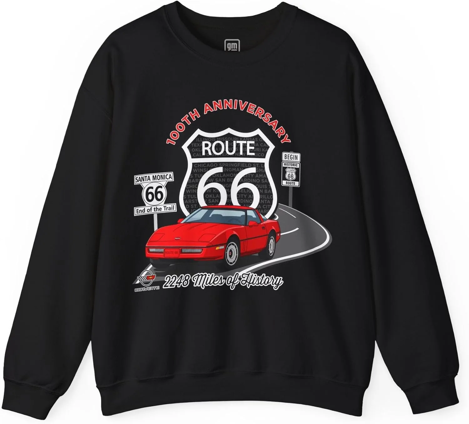Sunbelt Gifts C4 Corvette Route 66 100th Anniversary Cotton Blend Sweatshirt – Legends of the Road
Sunbelt Gifts C4 Corvette Route 66 100th Anniversary Cotton Blend Sweatshirt – Legends of the Road
