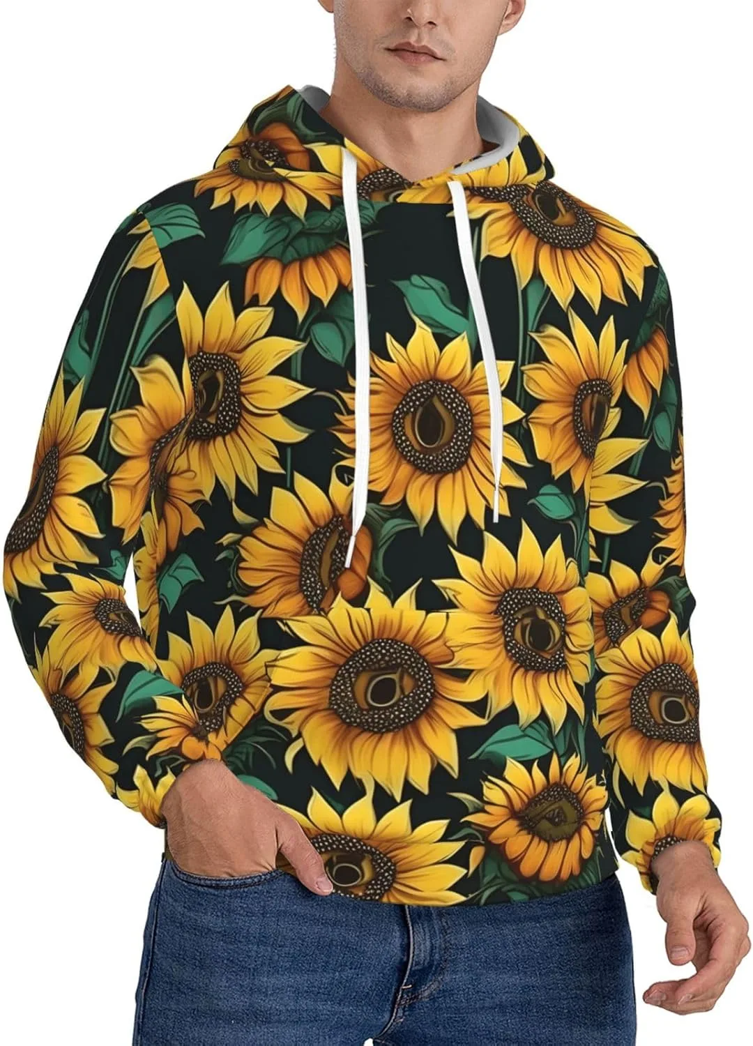 Толстовка с капюшоном BaerK для мужчин, с принтом "подсолнух"
Толстовка с капюшоном BaerK для мужчин, с принтом "подсолнух"