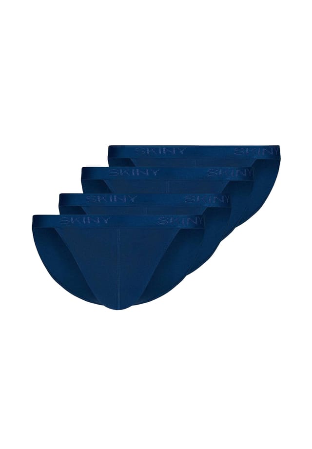 Трусики-Стринги 4 шт. в упаковке - хлопковые трусы в стиле ретро тонкий рубчик из хлопка Skiny, синий
Трусики-Стринги 4 шт. в упаковке - хлопковые трусы в стиле ретро тонкий рубчик из хлопка Skiny, синий