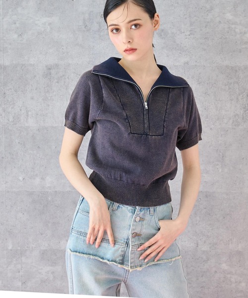 Футболка с коротким рукавом и застежкой-молнией, пигментного цвета ANAP, темно-синий
Футболка с коротким рукавом и застежкой-молнией, пигментного цвета ANAP, темно-синий