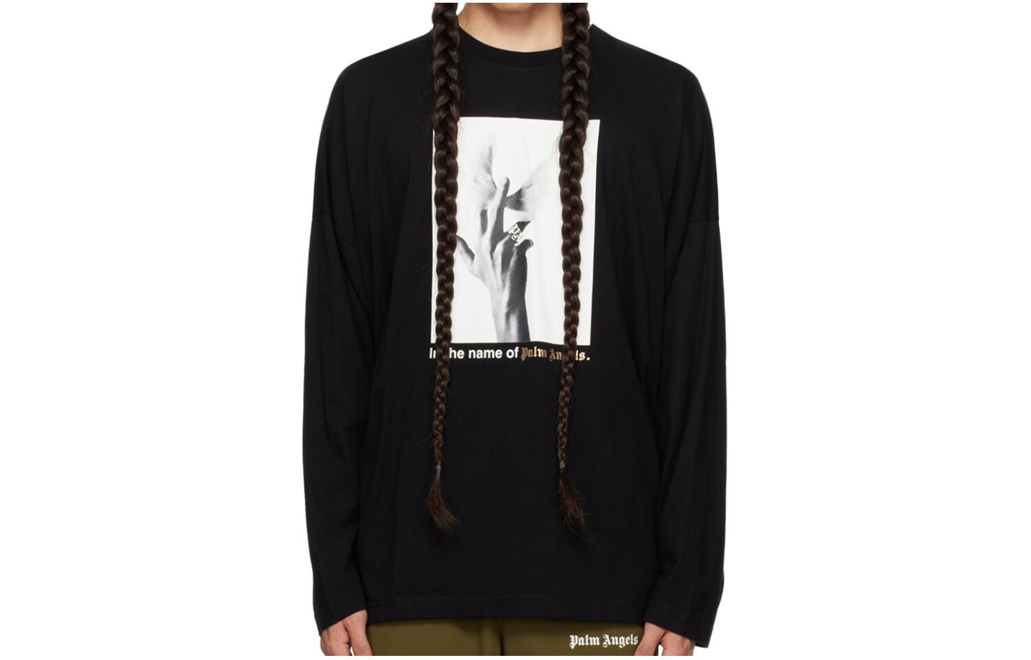 Футболка мужская черная Palm Angels, черный
Футболка мужская черная Palm Angels, черный
