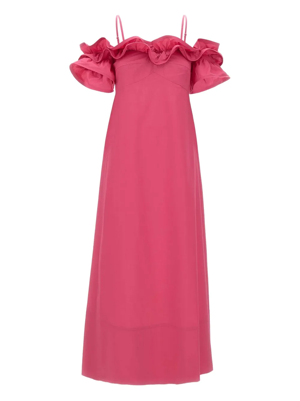 Платье с оборками на плечах kaos, розовый
Платье с оборками на плечах kaos, розовый