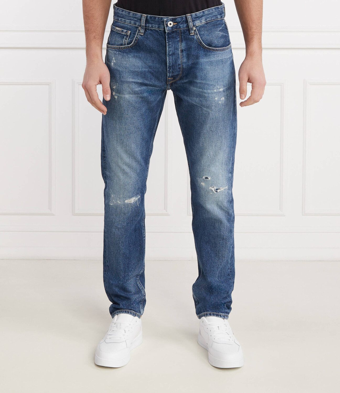 Джинсы Pepe Jeans London Tapered fit, темно-синий
Джинсы Pepe Jeans London Tapered fit, темно-синий