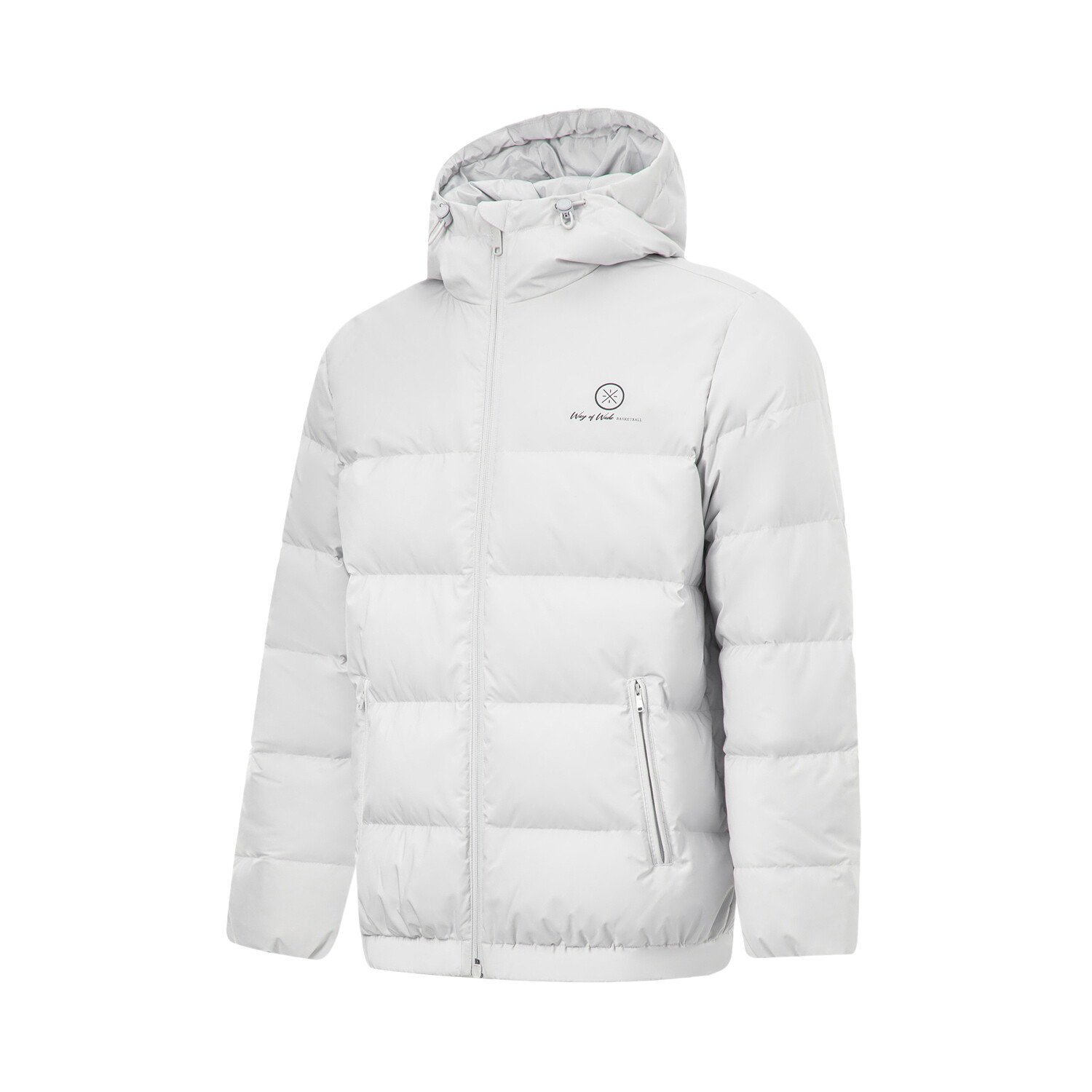 Пуховик мужской светло-серый Lining
Пуховик мужской светло-серый Lining