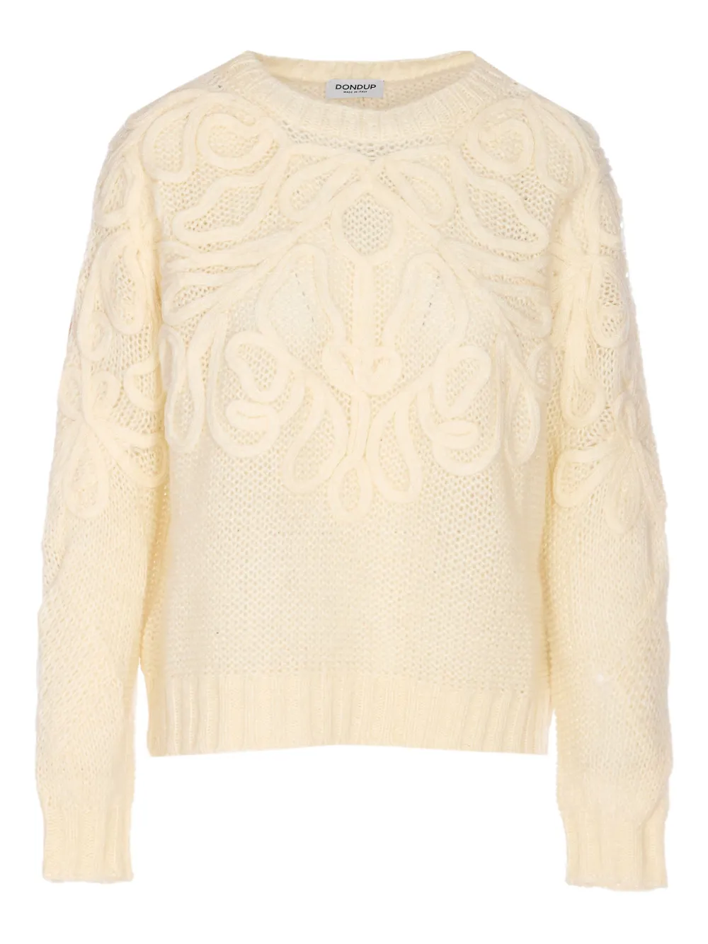 Вышитый свитер с круглым вырезом DONDUP, нейтральный
Вышитый свитер с круглым вырезом DONDUP, нейтральный