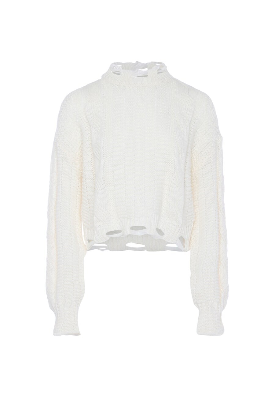 Тонкий вязаный свитер MYMO Sweater, белый 
Тонкий вязаный свитер MYMO Sweater, белый