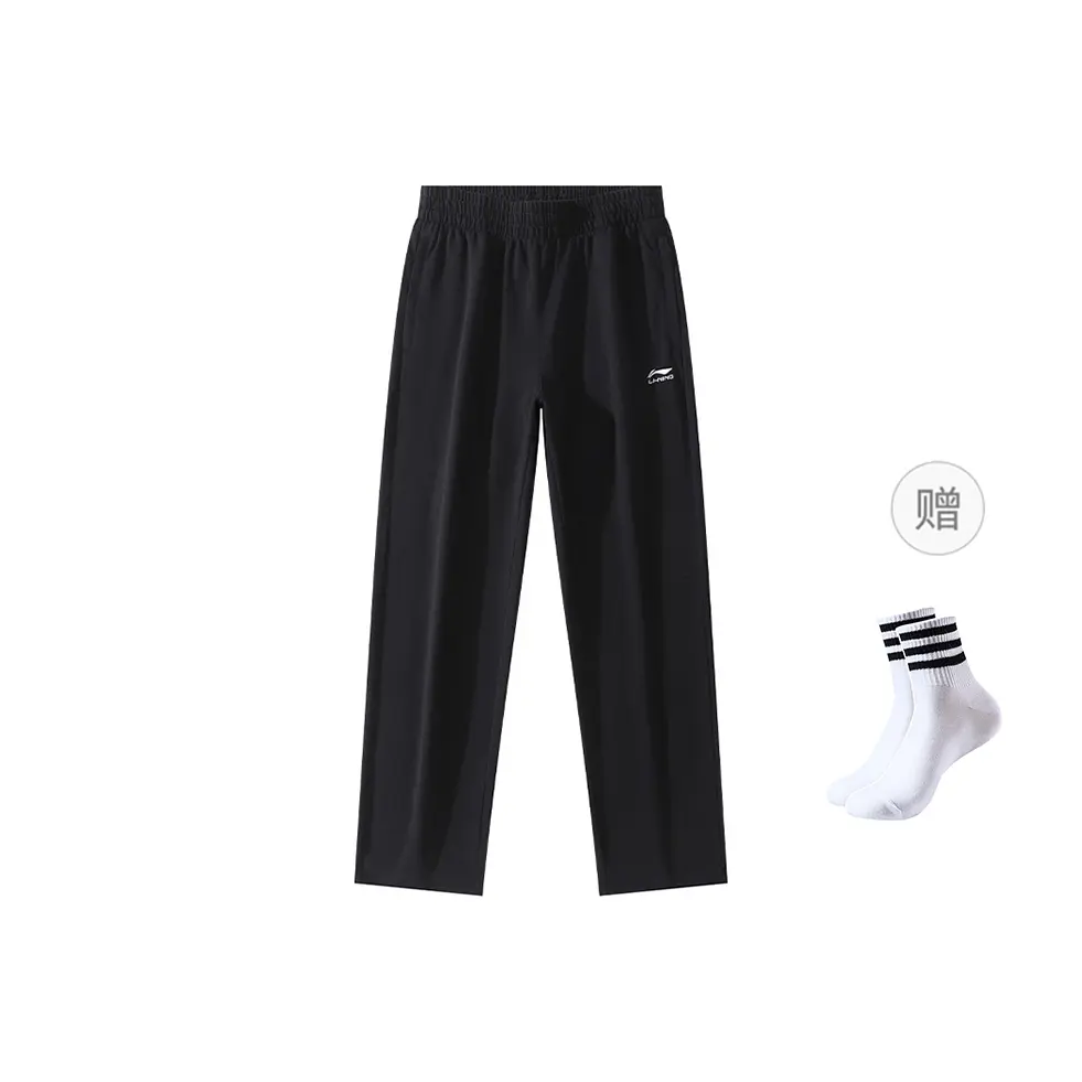LINING Спортивные модные брюки Knitted мужские Black
LINING Спортивные модные брюки Knitted мужские Black