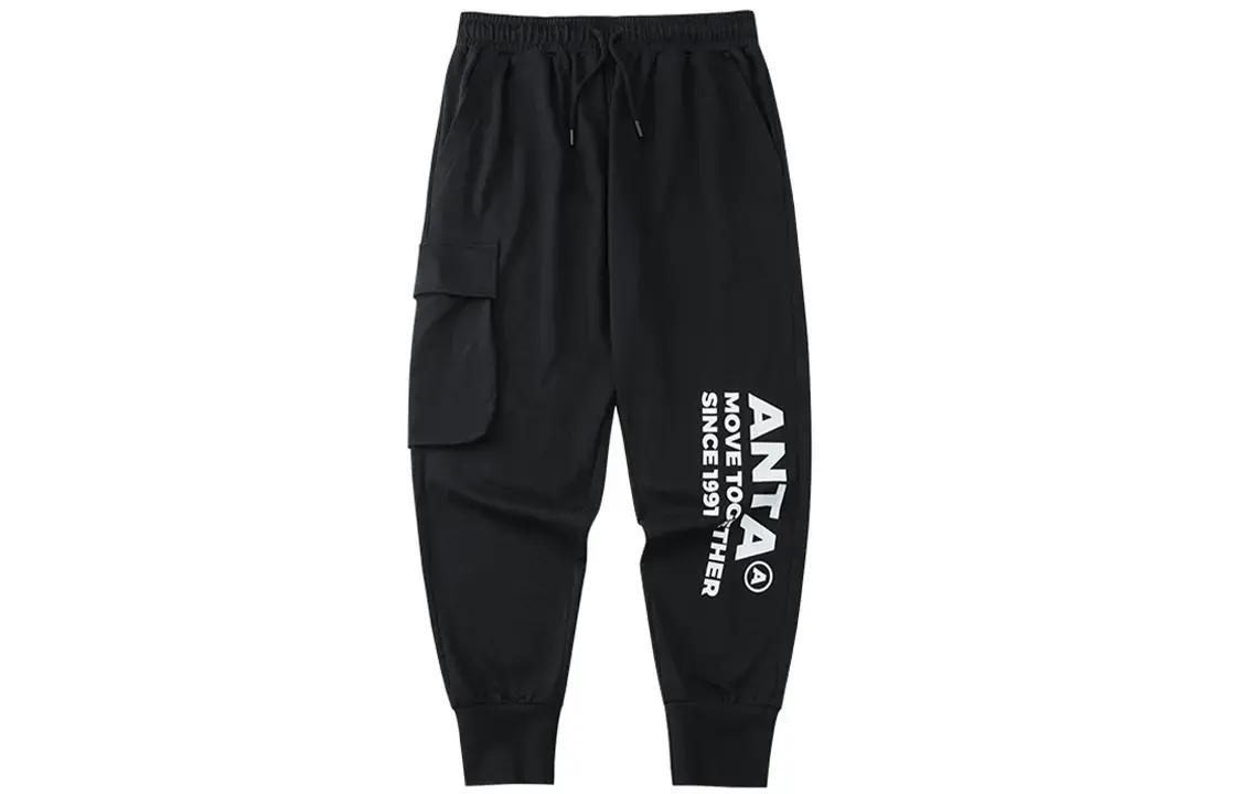 Трикотажные спортивные штаны унисекс Anta, черный
Трикотажные спортивные штаны унисекс Anta, черный