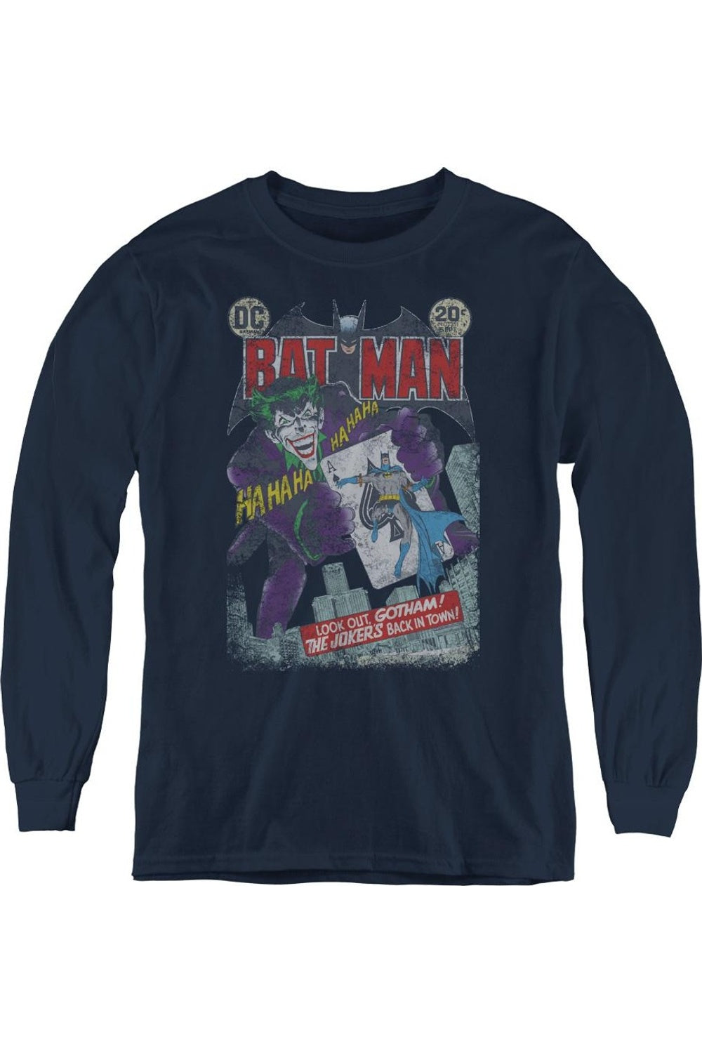 Футболка с длинным рукавом Batman #251 "Тревожная молодость" Gildan, темно-синий
Футболка с длинным рукавом Batman #251 "Тревожная молодость" Gildan, темно-синий