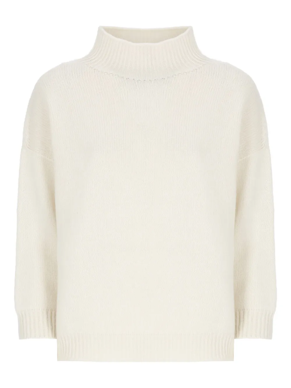 Свитер с высоким воротом и рубчатой отделкой Vanisè, белый
Свитер с высоким воротом и рубчатой отделкой Vanisè, белый