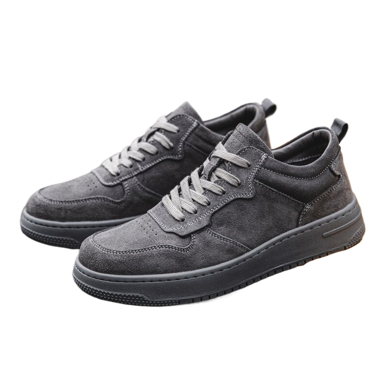 Легкие низкие скейтерские кроссовки мужские Xiwencha, серый 
Легкие низкие скейтерские кроссовки мужские Xiwencha, серый