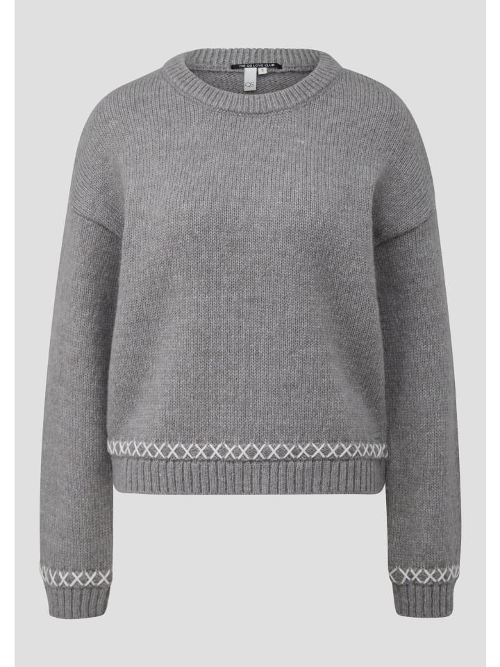 QS Вязаный свитер 98W0_темно-серый
QS Вязаный свитер 98W0_темно-серый