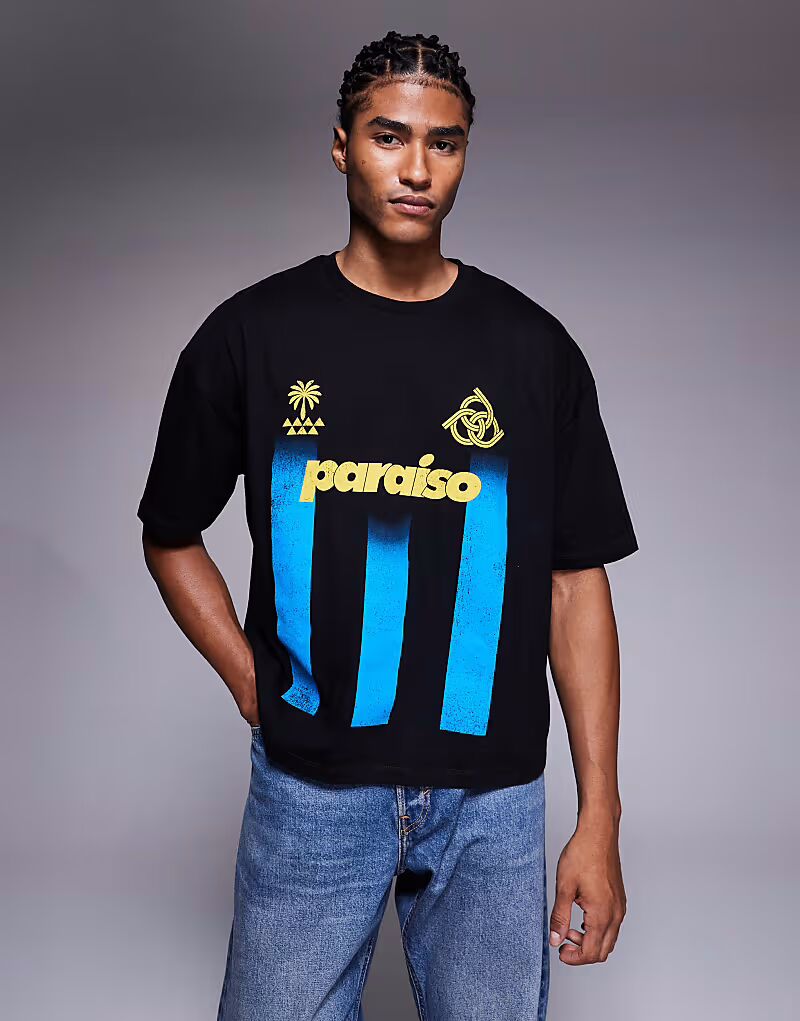 Футболка свободного кроя в полоску со спортивной графикой черного цвета Asos Design, Черный, Футболка свободного кроя в полоску со спортивной графикой черного цвета Asos Design
Футболка свободного кроя в полоску со спортивной графикой черного цвета Asos Design, Черный, Футболка свободного кроя в полоску со спортивной графикой черного цвета Asos Design