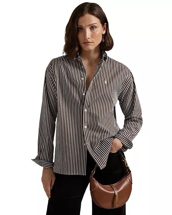 Полосатая рубашка Ralph Lauren, бежевый
Полосатая рубашка Ralph Lauren, бежевый