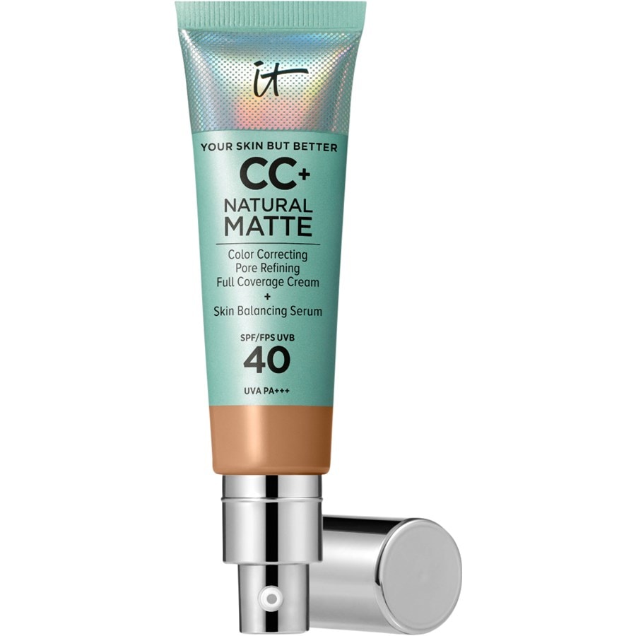 Тональная основа it Cosmetics Your Skin But Better CC+ Cream Natural Matte SPF 40, Tan / 32 ml
Тональная основа it Cosmetics Your Skin But Better CC+ Cream Natural Matte SPF 40, Tan / 32 ml